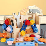 Maxbell Wooden Tool Set Learning Pretend Play for Counting Problem Solving Preschool