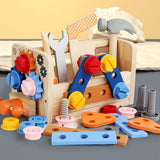 Maxbell Wooden Tool Set Learning Pretend Play for Counting Problem Solving Preschool