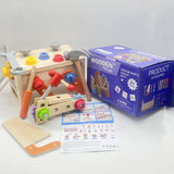 Maxbell Wooden Tool Set Learning Pretend Play for Counting Problem Solving Preschool
