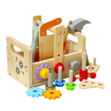 Maxbell Wooden Tool Set Learning Pretend Play for Counting Problem Solving Preschool