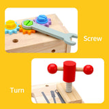 Maxbell Wooden Tool Set Learning Pretend Play for Counting Problem Solving Preschool