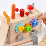 Maxbell Wooden Tool Set Learning Pretend Play for Counting Problem Solving Preschool