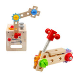 Maxbell Wooden Tool Set Learning Pretend Play for Counting Problem Solving Preschool