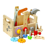 Maxbell Wooden Tool Set Learning Pretend Play for Counting Problem Solving Preschool