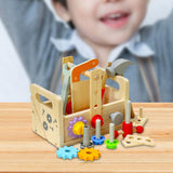Maxbell Wooden Tool Set Learning Pretend Play for Counting Problem Solving Preschool