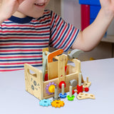 Maxbell Wooden Tool Set Learning Pretend Play for Counting Problem Solving Preschool