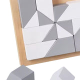Maxbell Wooden Blocks Puzzle Early Brain Teasers Toy for Kids Children Boys
