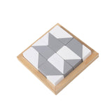 Maxbell Wooden Blocks Puzzle Early Brain Teasers Toy for Kids Children Boys