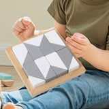 Maxbell Wooden Blocks Puzzle Early Brain Teasers Toy for Kids Children Boys