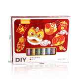 Maxbell DIY Crystal Paint Arts and Craft Kits Crystal Art Paint Set for Adults Gifts Spring Festival