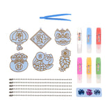 Maxbell DIY Crystal Paint Arts and Craft Kits Crystal Art Paint Set for Adults Gifts Spring Festival