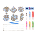 Maxbell DIY Crystal Paint Arts and Craft Kits Crystal Art Paint Set for Adults Gifts Spring Festival