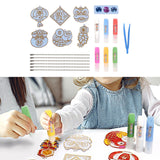 Maxbell DIY Crystal Paint Arts and Craft Kits Crystal Art Paint Set for Adults Gifts Spring Festival