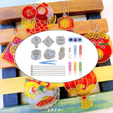 Maxbell DIY Crystal Paint Arts and Craft Kits Crystal Art Paint Set for Adults Gifts Spring Festival
