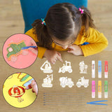 Maxbell DIY Crystal Paint Arts and Craft Kits Crystal Art Paint Set for Adults Gifts Engineering vehicle