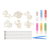 Maxbell DIY Crystal Paint Arts and Craft Kits Crystal Art Paint Set for Adults Gifts Dinosaurs
