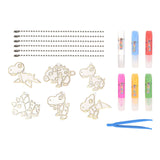 Maxbell DIY Crystal Paint Arts and Craft Kits Crystal Art Paint Set for Adults Gifts Dinosaurs