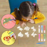 Maxbell DIY Crystal Paint Arts and Craft Kits Crystal Art Paint Set for Adults Gifts Dinosaurs