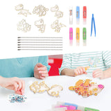 Maxbell DIY Crystal Paint Arts and Craft Kits Crystal Art Paint Set for Adults Gifts Dinosaurs