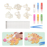 Maxbell DIY Crystal Paint Arts and Craft Kits Crystal Art Paint Set for Adults Gifts Dinosaurs