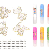 Maxbell DIY Crystal Paint Arts and Craft Kits Crystal Art Paint Set for Adults Gifts Dinosaurs