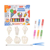 Maxbell DIY Crystal Paint Arts and Craft Kits Crystal Art Paint Set for Adults Gifts Dessert