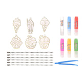 Maxbell DIY Crystal Paint Arts and Craft Kits Crystal Art Paint Set for Adults Gifts Dessert