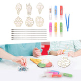Maxbell DIY Crystal Paint Arts and Craft Kits Crystal Art Paint Set for Adults Gifts Dessert