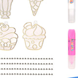 Maxbell DIY Crystal Paint Arts and Craft Kits Crystal Art Paint Set for Adults Gifts Dessert