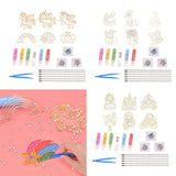 Maxbell DIY Crystal Paint Arts and Craft Kits Crystal Art Paint Set for Adults Gifts