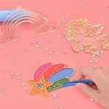 Maxbell DIY Crystal Paint Arts and Craft Kits Crystal Art Paint Set for Adults Gifts