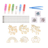 Maxbell DIY Crystal Paint Arts and Craft Kits Crystal Art Paint Set for Adults Gifts
