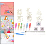 Maxbell DIY Crystal Paint Arts and Craft Kits Crystal Art Paint Set for Adults Gifts Christmas