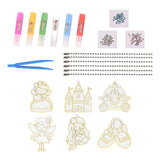 Maxbell DIY Crystal Paint Arts and Craft Kits Crystal Art Paint Set for Adults Gifts Princess