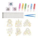Maxbell DIY Crystal Paint Arts and Craft Kits Crystal Art Paint Set for Adults Gifts Princess