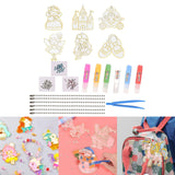 Maxbell DIY Crystal Paint Arts and Craft Kits Crystal Art Paint Set for Adults Gifts Princess