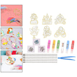 Maxbell DIY Crystal Paint Arts and Craft Kits Crystal Art Paint Set for Adults Gifts Princess