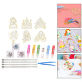 Maxbell DIY Crystal Paint Arts and Craft Kits Crystal Art Paint Set for Adults Gifts Princess
