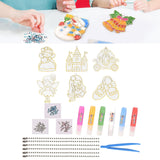 Maxbell DIY Crystal Paint Arts and Craft Kits Crystal Art Paint Set for Adults Gifts Princess