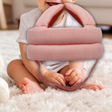 Maxbell Baby Head Protector Infant Head Protection Hats for Boys Girls Kids Crawling Pink