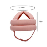 Maxbell Baby Head Protector Infant Head Protection Hats for Boys Girls Kids Crawling Pink