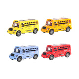 Maxbell School Bus Model Toy Openable Door Children Car Toy for Kids Teens Preschool Yellow
