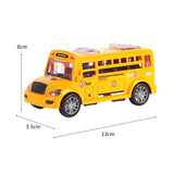 Maxbell School Bus Model Toy Openable Door Children Car Toy for Kids Teens Preschool Orange