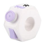 Maxbell Fingertip Rotating Toy Imagination Portable Easy Use Practicing Leisure Play Purple