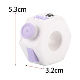Maxbell Fingertip Rotating Toy Imagination Portable Easy Use Practicing Leisure Play Purple