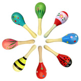 Maxbell 2x Wooden Baby Rattle Toys Musical Development Toy for Newborn Party Holiday