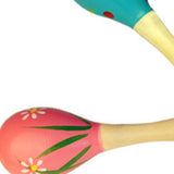 Maxbell 2x Wooden Baby Rattle Toys Musical Development Toy for Newborn Party Holiday