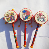 Maxbell 2x Wooden Baby Rattle Toys Musical Development Toy for Newborn Party Holiday