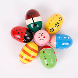 Maxbell 2x Wooden Baby Rattle Toys Musical Development Toy for Newborn Party Holiday