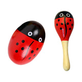 Maxbell 2x Wooden Baby Rattle Toys Musical Development Toy for Newborn Party Holiday